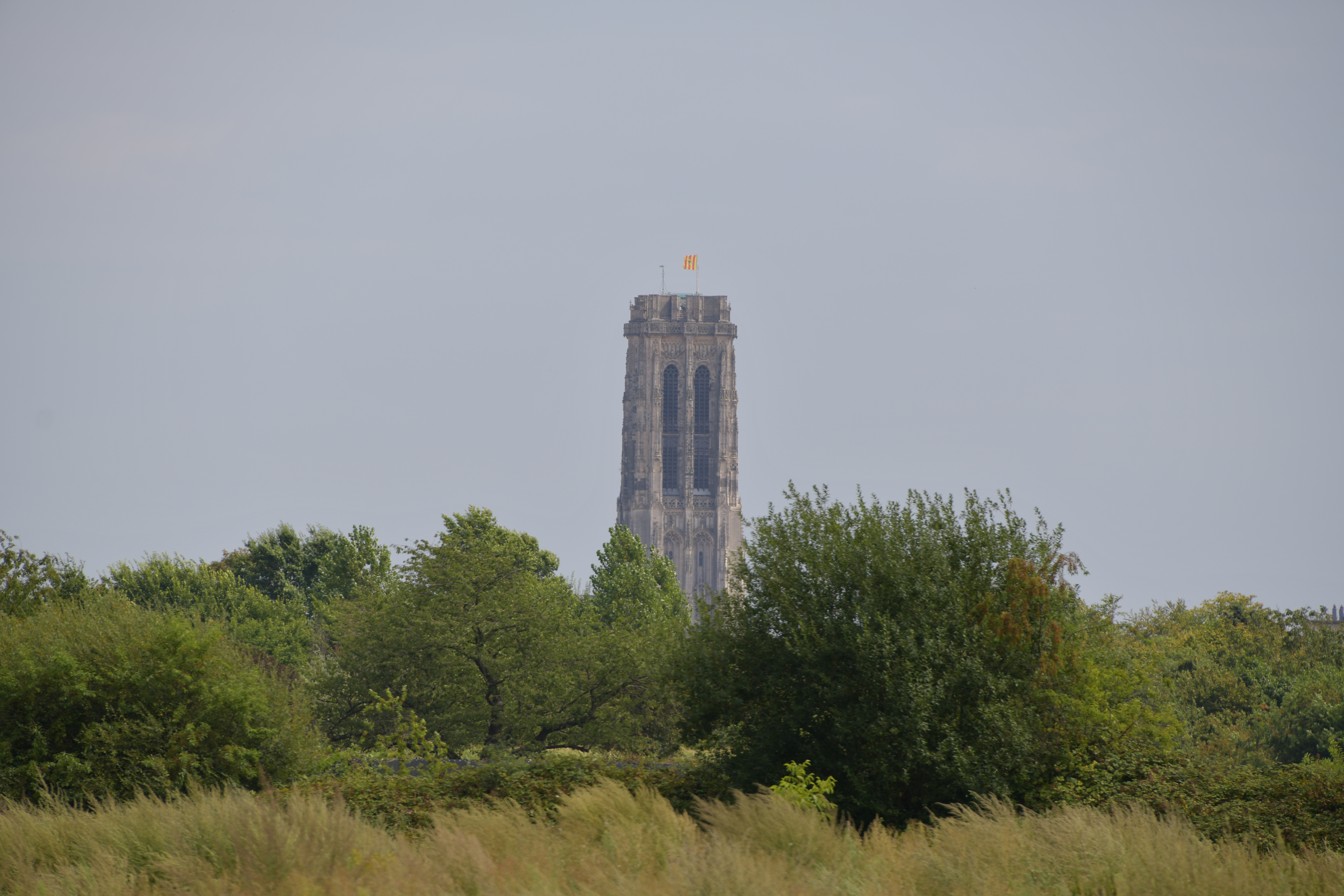 Zicht op St. Romboutstoren